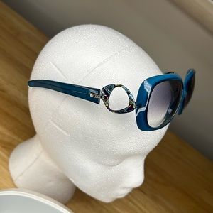 Vintage Emilio Pucci EP620S Turquoise Sunglasses (Gently use)